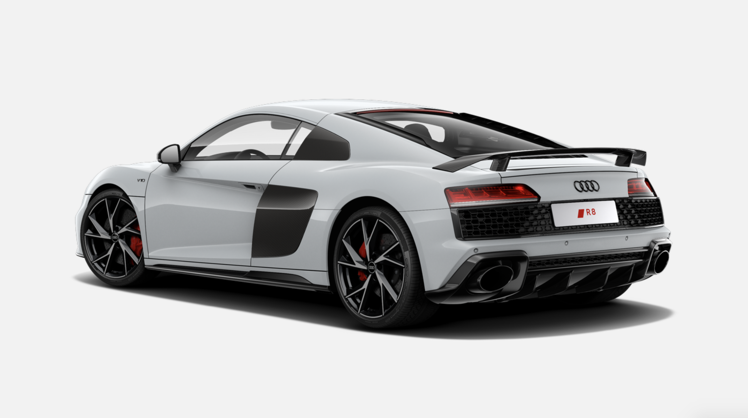 AUDI R8 coupé 5,2 FSI  V10 performance QUATTRO S-TRONIC - šedá Suzuka | předváděcí auto | skladem | referenční auto | záruka | autoibuy.com | online nákup | online prodej | eshop